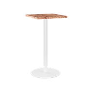 White Halo Bar Table